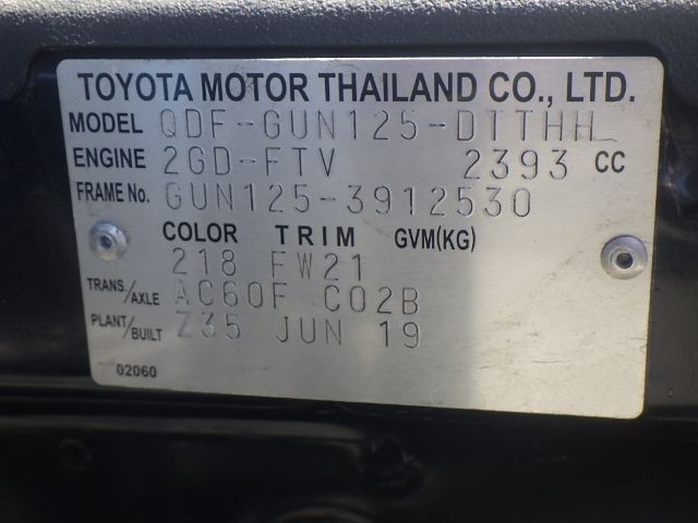 TOYOTA HILUX 2019/9
