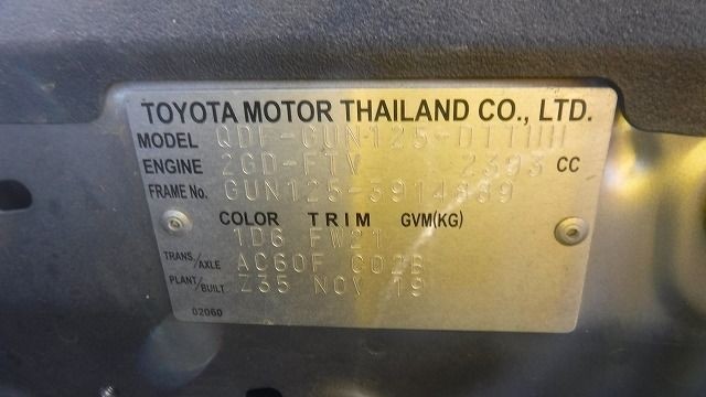 TOYOTA HILUX 2020/1