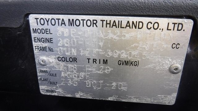 TOYOTA HILUX 2020/12