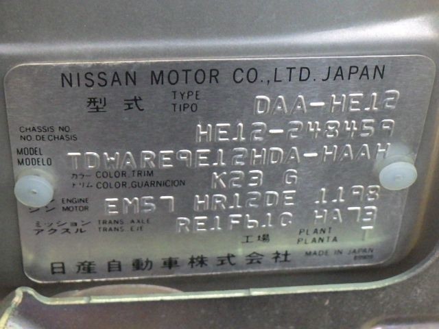 NISSAN NOTE 2019/6