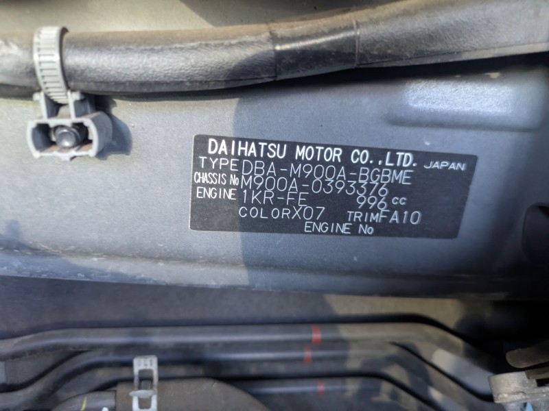 TOYOTA TANK 2019/11