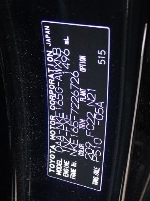 TOYOTA COROLLA FIELDER 2019/11