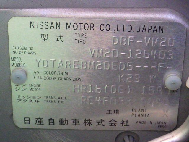 NISSAN NV200 VANETTE 2018/6